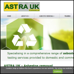 Screen shot of the Astra Uk Contracts Ltd website.