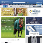 Screen shot of the Equestrian Clearance Warehouse Ltd website.