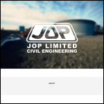Screen shot of the J O P Ltd website.