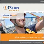 Screen shot of the 3sun Academy Ltd website.