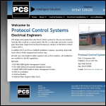 Screen shot of the Protocol Control Systems Ltd website.