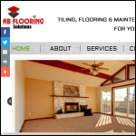 Screen shot of the AB Flooring Solutions website.