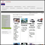 Screen shot of the John Dickson Packaging Group website.