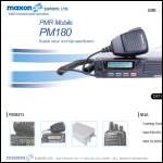Screen shot of the Maxon Europe Ltd website.