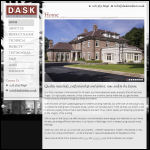 Screen shot of the Dask Timber Products Ltd website.