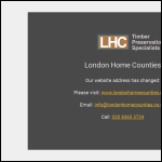 Screen shot of the London & Home Counties website.