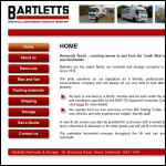Screen shot of the E & K Bartlett Ltd website.