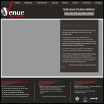 Screen shot of the Venue Finder Solutions website.