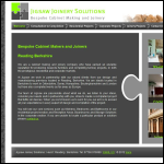 Screen shot of the Jigsaw Joinery Solutions website.