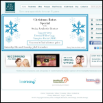Screen shot of the The Body Clinic website.
