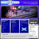 Screen shot of the Ccs Engineering Co Ltd website.