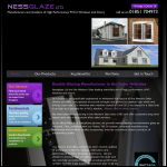 Screen shot of the Nessglaze website.