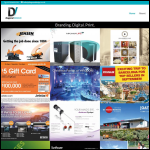 Screen shot of the Diagonal Design website.
