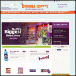 Screen shot of the Kingdom of Sweets website.