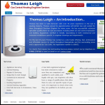 Screen shot of the Thomas Leigh website.