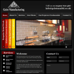 Screen shot of the Geist Maufacturing Company website.
