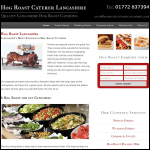 Screen shot of the Hog Roast Caterer Lancashire website.
