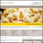 Screen shot of the The Poultry Hut website.