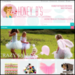 Screen shot of the Honey B's website.