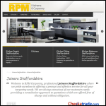 Screen shot of the RPM Carpentry website.