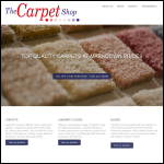 Screen shot of the The Carpet Shop website.