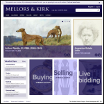 Screen shot of the Mellors & Kirk website.