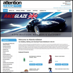 Screen shot of the Attention 2 Detail website.