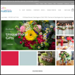 Screen shot of the Flowers by Nattrass website.