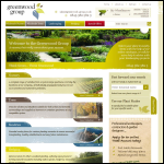 Screen shot of the Greenwood Group Wholesale Nurseries website.