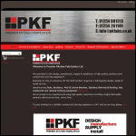 Screen shot of the Premier Kitchen Fabrication website.