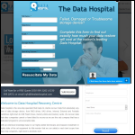 Screen shot of the The Data Hospital website.