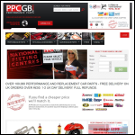 Screen shot of the PPCGB website.