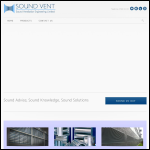 Screen shot of the Sound Ventilation Engineering Ltd website.
