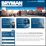 Screen shot of the Bryman website.
