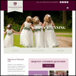 Screen shot of the Prestwold Hall website.