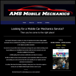 Screen shot of the AMS Mobile Mechanics website.