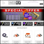 Screen shot of the Webex Supply website.