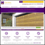 Screen shot of the Garatec Ltd website.