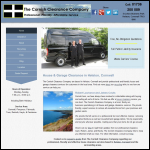 Screen shot of the The Cornish Clearance Company website.