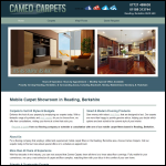 Screen shot of the Cameo Carpets website.