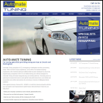 Screen shot of the Auto-Mate Tuning website.
