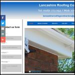 Screen shot of the Lancashire Roofing Contractors website.