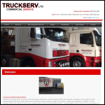 Screen shot of the Truckserv (Bristol) Ltd website.