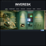 Screen shot of the Inveresk Exhibitions website.