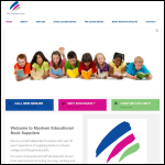 Screen shot of the Moxham Educational Book Suppliers website.