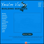 Screen shot of the Yealm Valley Building Services website.
