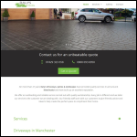 Screen shot of the Daly's Driveways, Patios & Landscaping website.