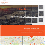 Screen shot of the GLO-BELL Fire & Security website.