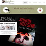 Screen shot of the Caffeine Nights Publishing website.