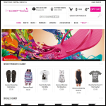 Screen shot of the I-Candy Clothing website.